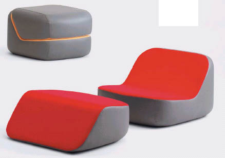 Puf-chaise-longue Ottoman